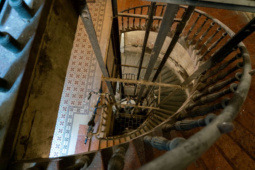 Worn Steps of Király utca 49 Staircase, Budapest