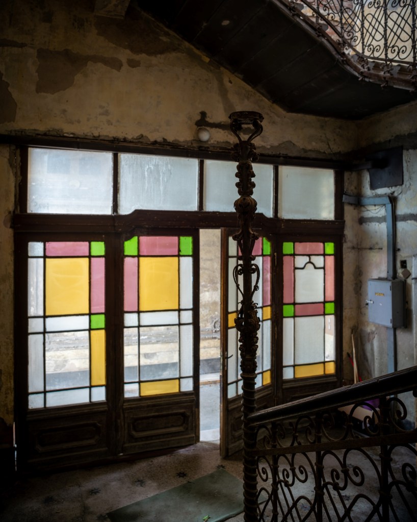 An abandoned house in Miskolc, Hungary. It was built around 1909-1910 for the Weisz family.
