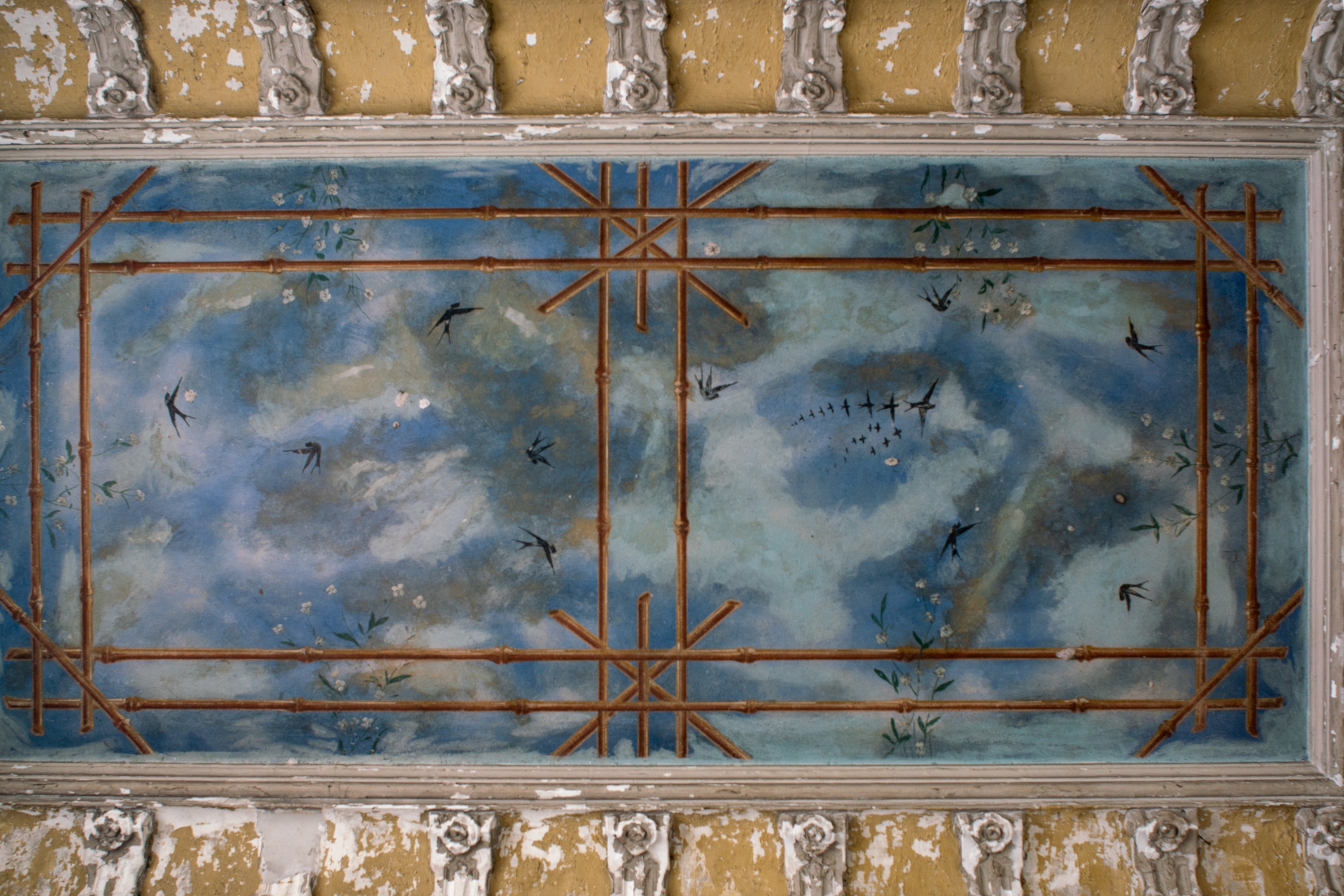 An abandoned house in Miskolc, Hungary. It was built around 1909-1910 for the Weisz family.