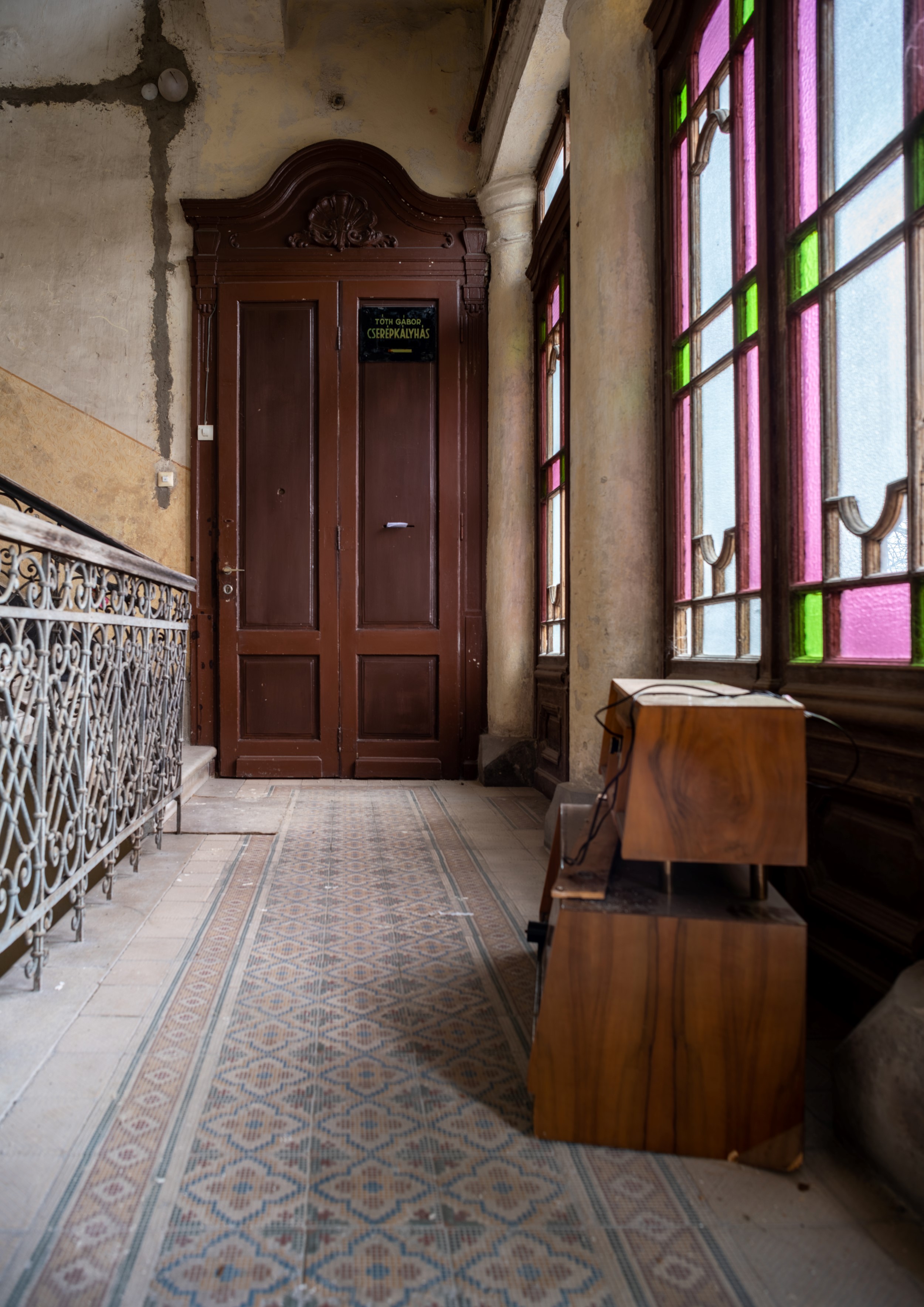 An abandoned house in Miskolc, Hungary. It was built around 1909-1910 for the Weisz family.