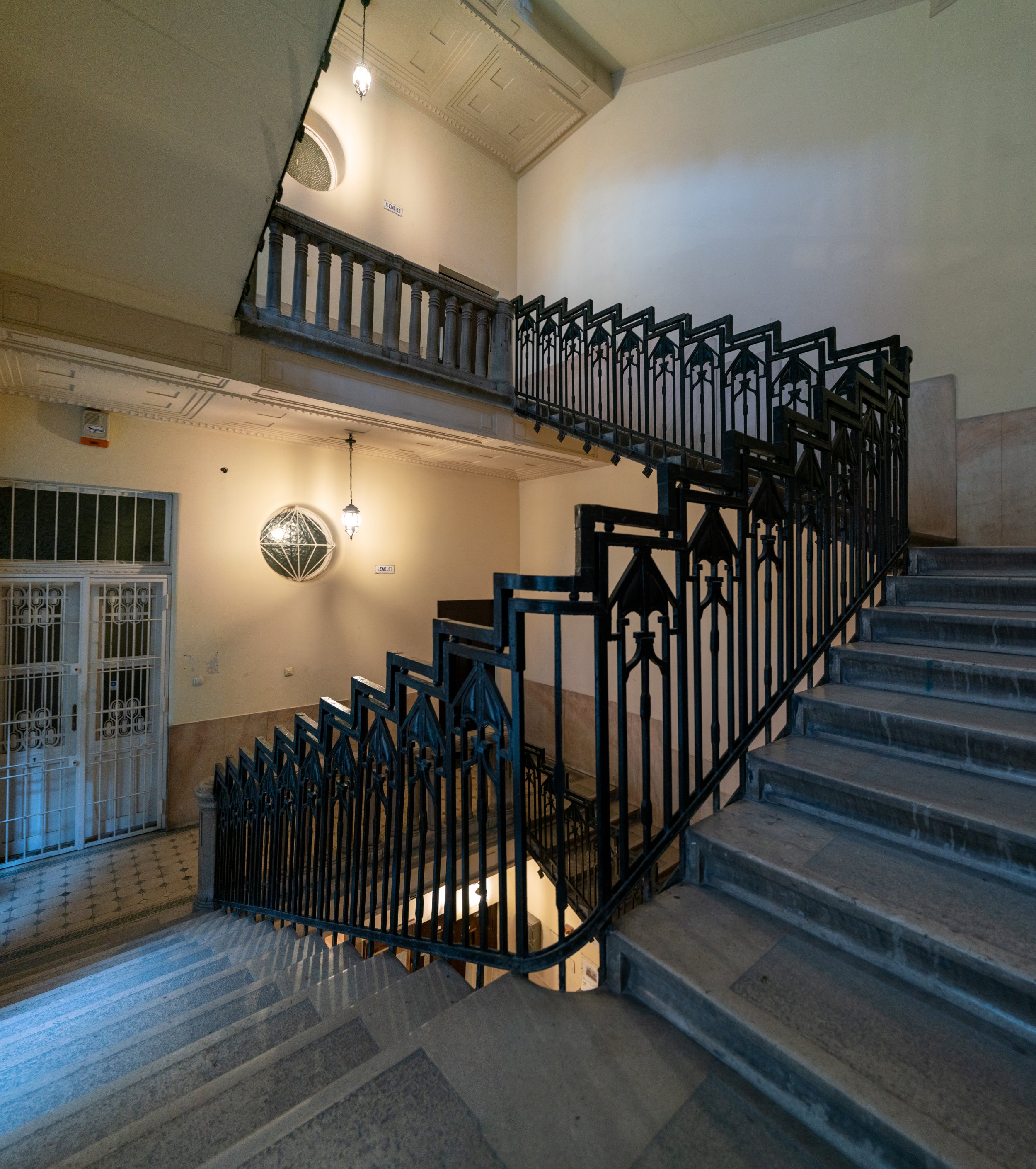 Art Nouveau house by Gyula Fodor in Falk Miksa utca, Budapest