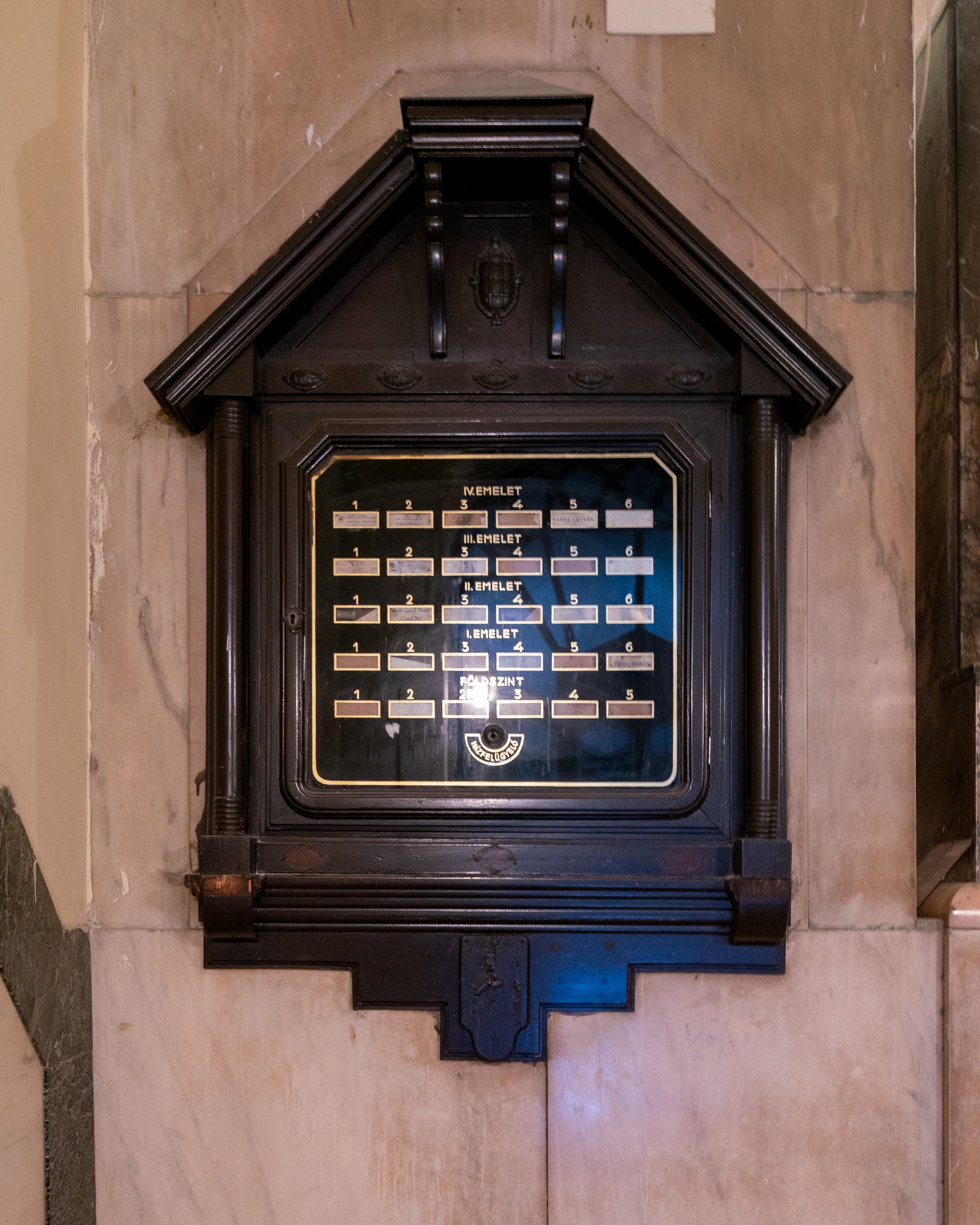 Art Nouveau house by Gyula Fodor in Falk Miksa utca, Budapest