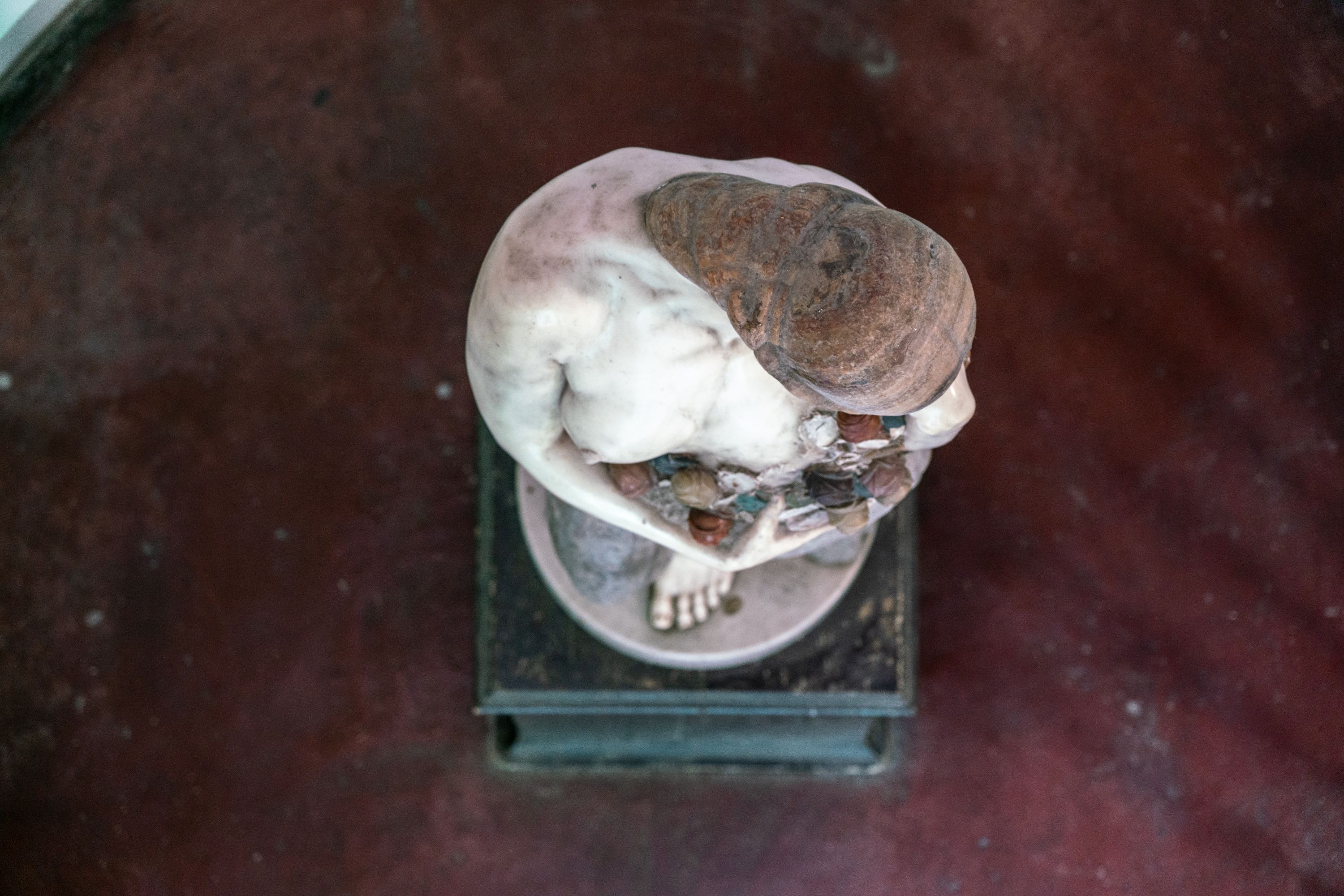 Statue of Persephone by Benno Elkan in Apáczai Csere utca 3 in Budapest