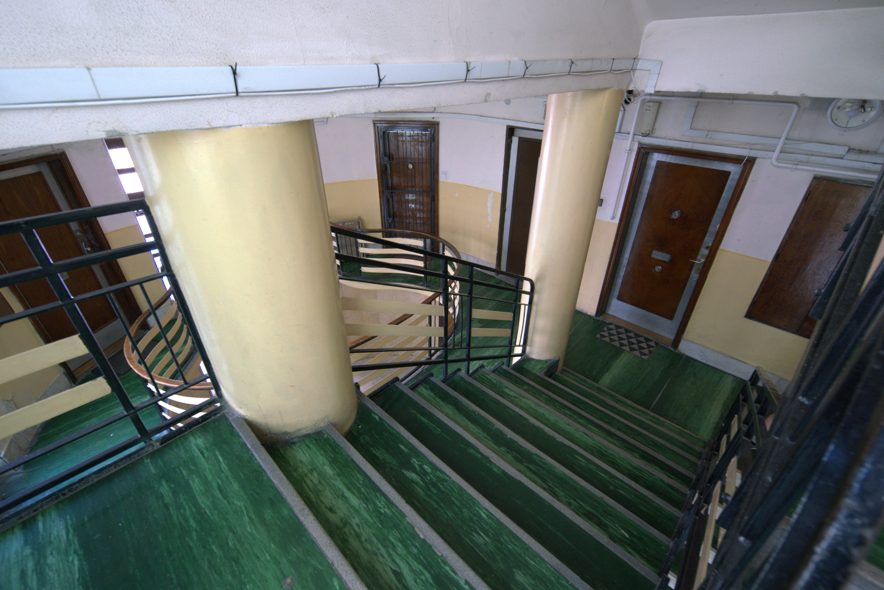 Interior of a modernist house from the 1940s in Budapest