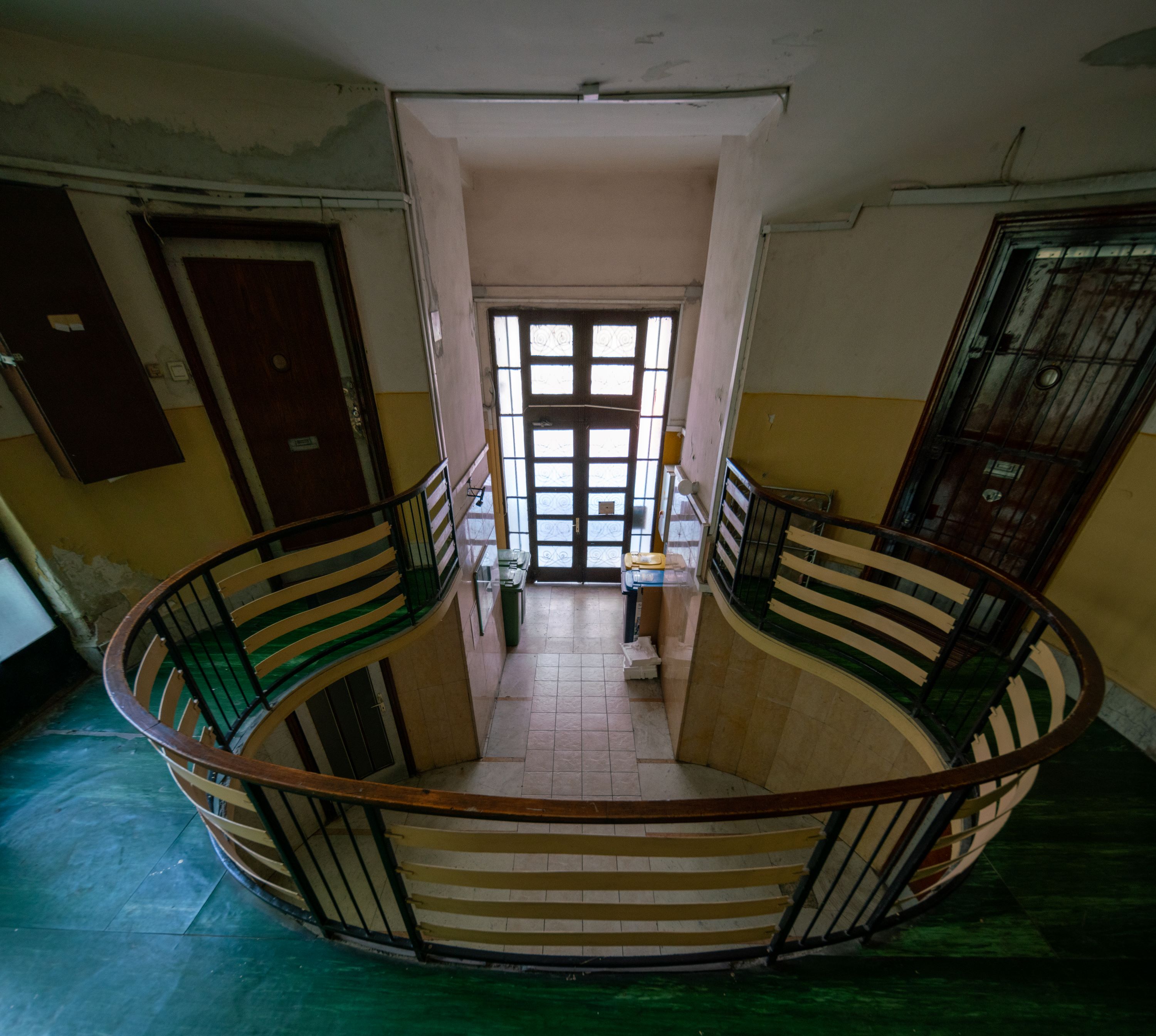 Interior of a modernist house from the 1940s in Budapest