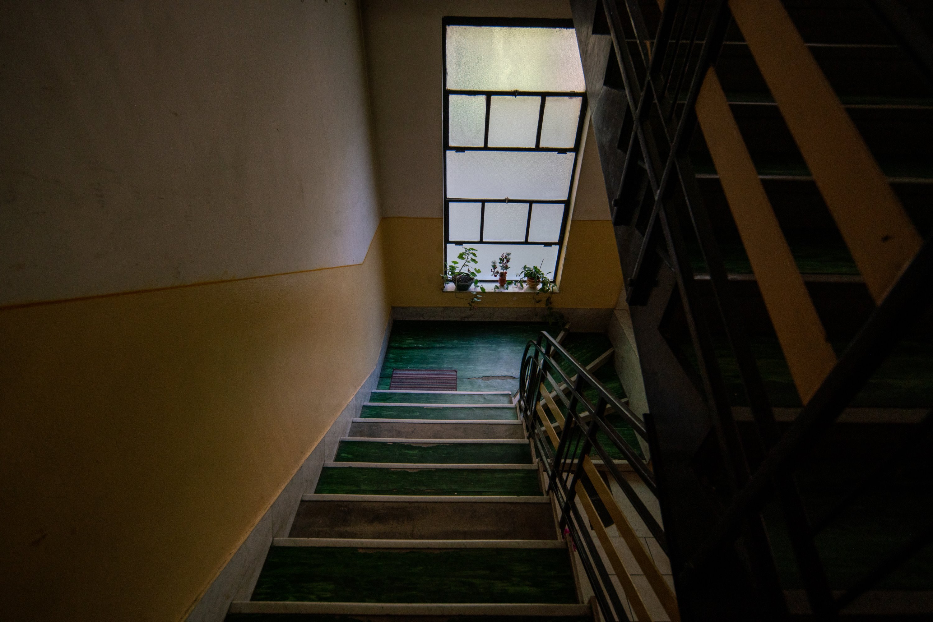 Interior of a modernist house from the 1940s in Budapest
