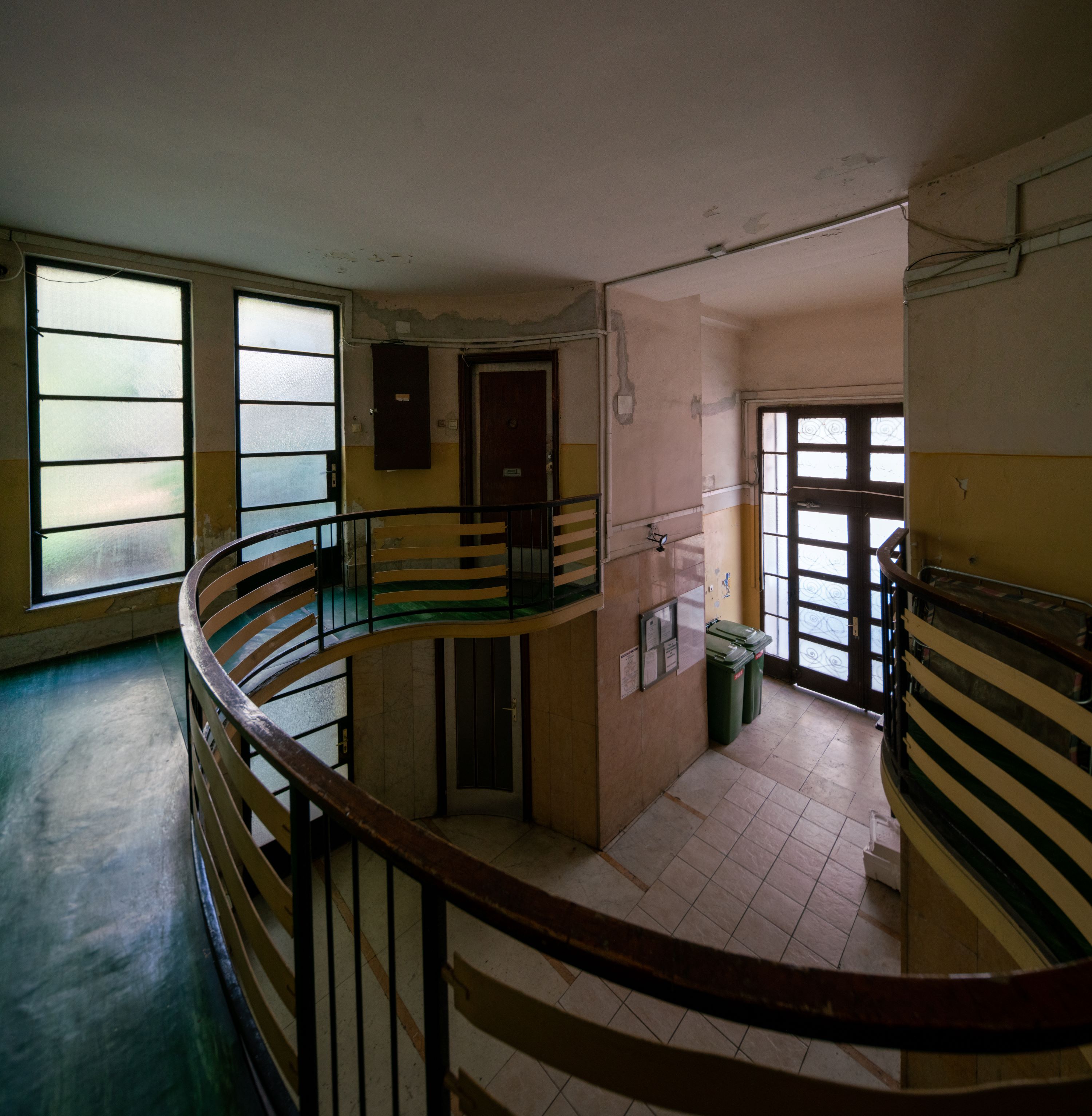 Interior of a modernist house from the 1940s in Budapest