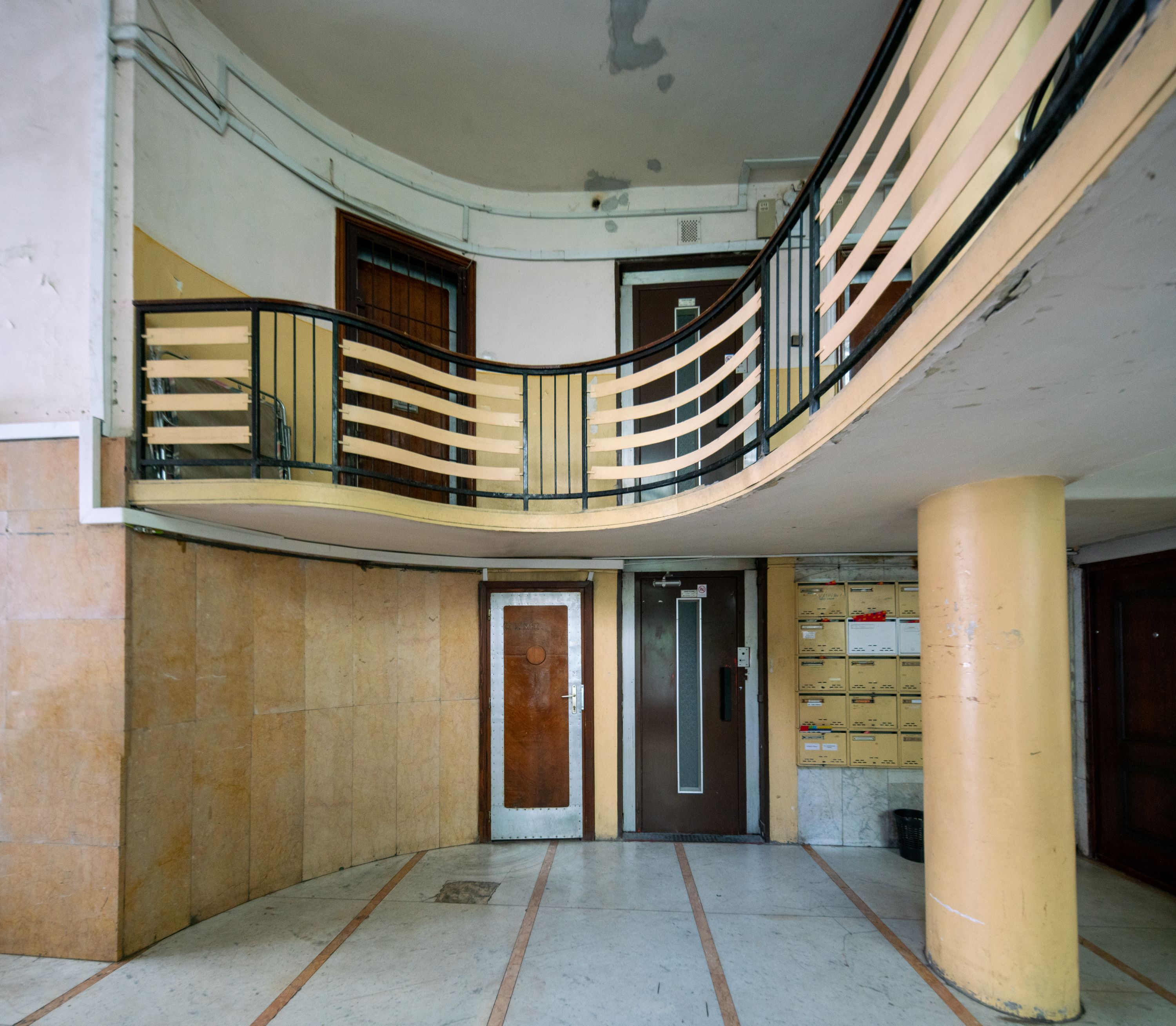 Interior of a modernist house from the 1940s in Budapest