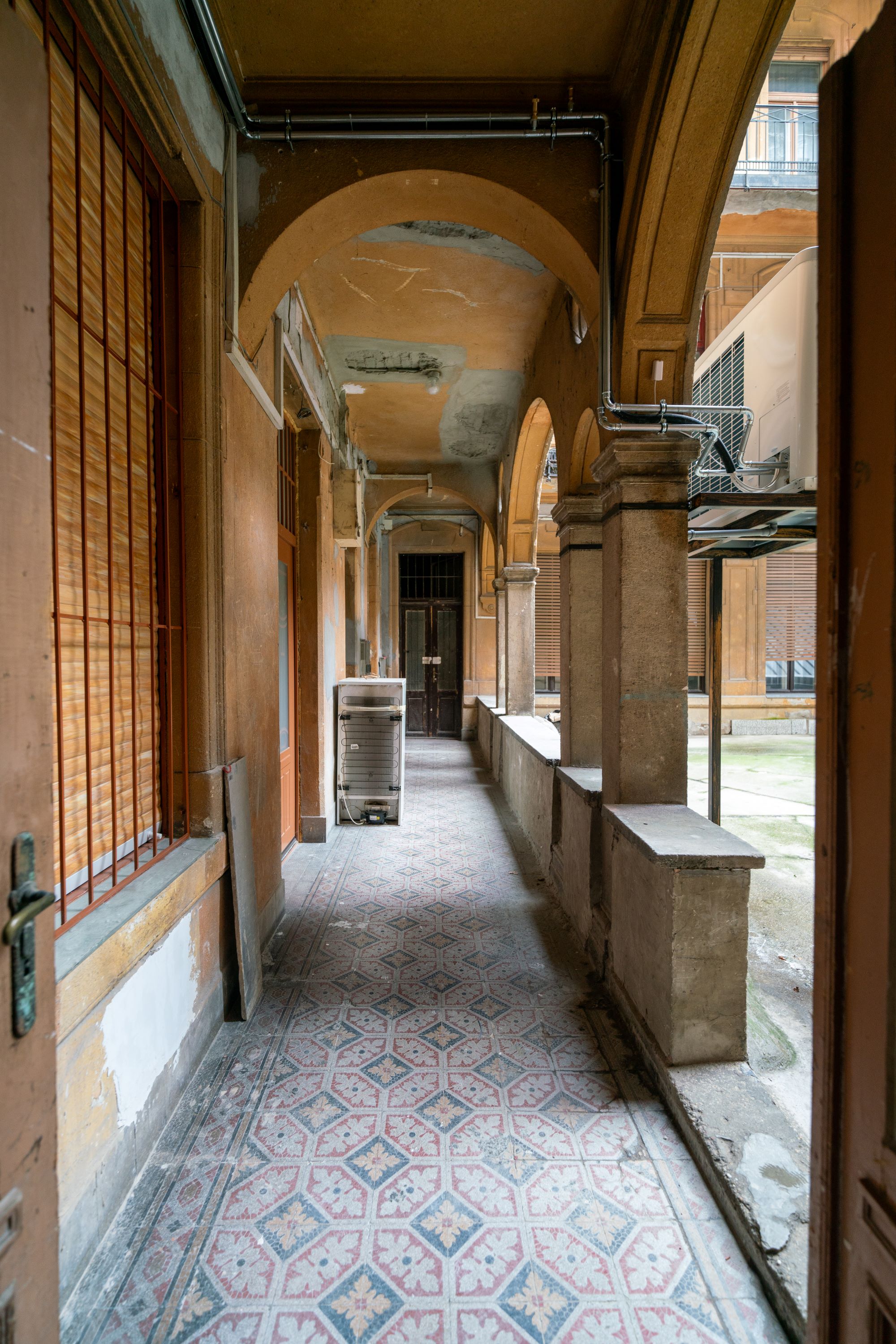 Interior of an old house in Budapest