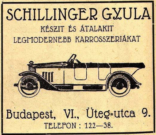 Schillinger Gyula Budapest Üteg utca