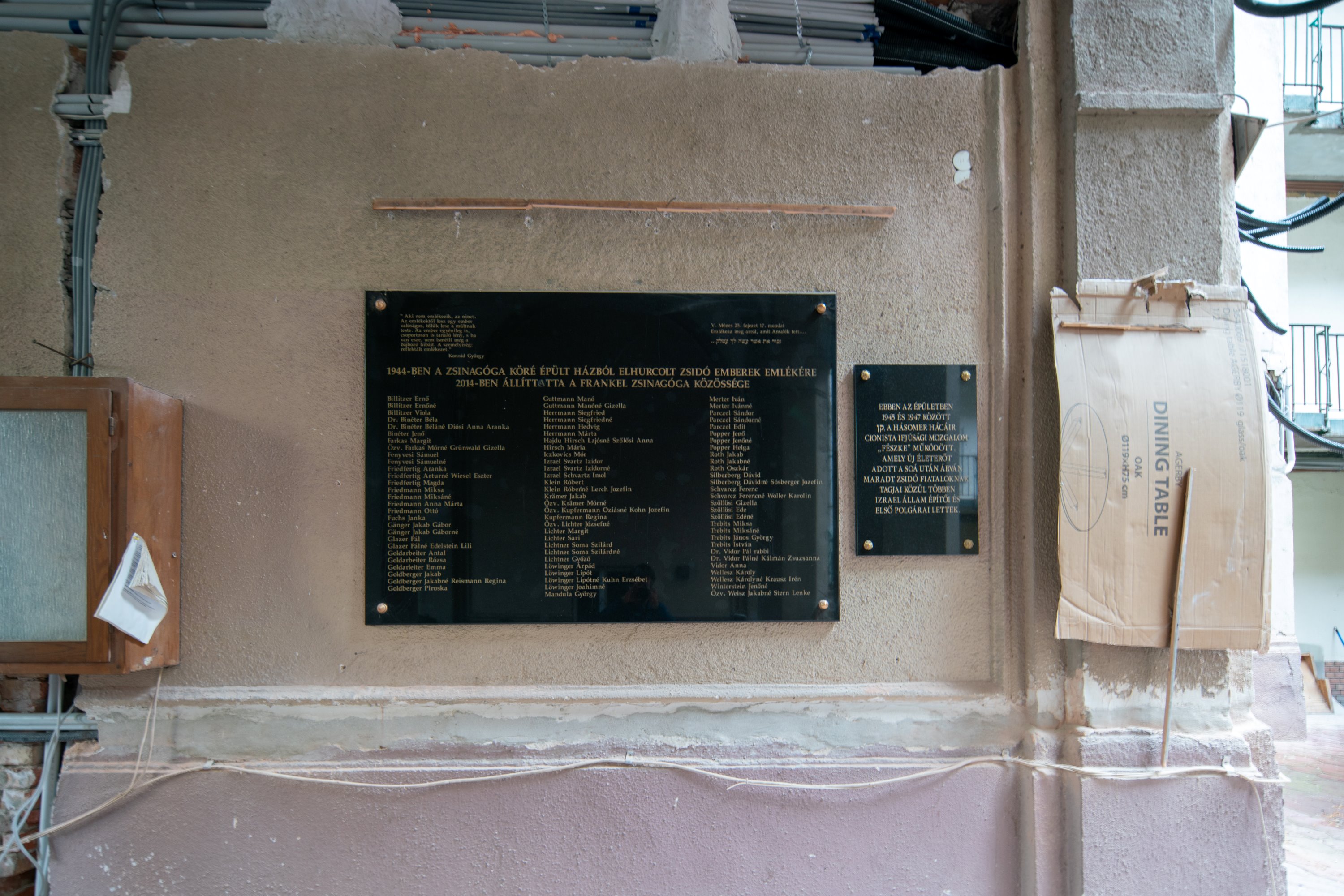 Hidden Synagogue in Budapest, Hungary on Frankel Leó út