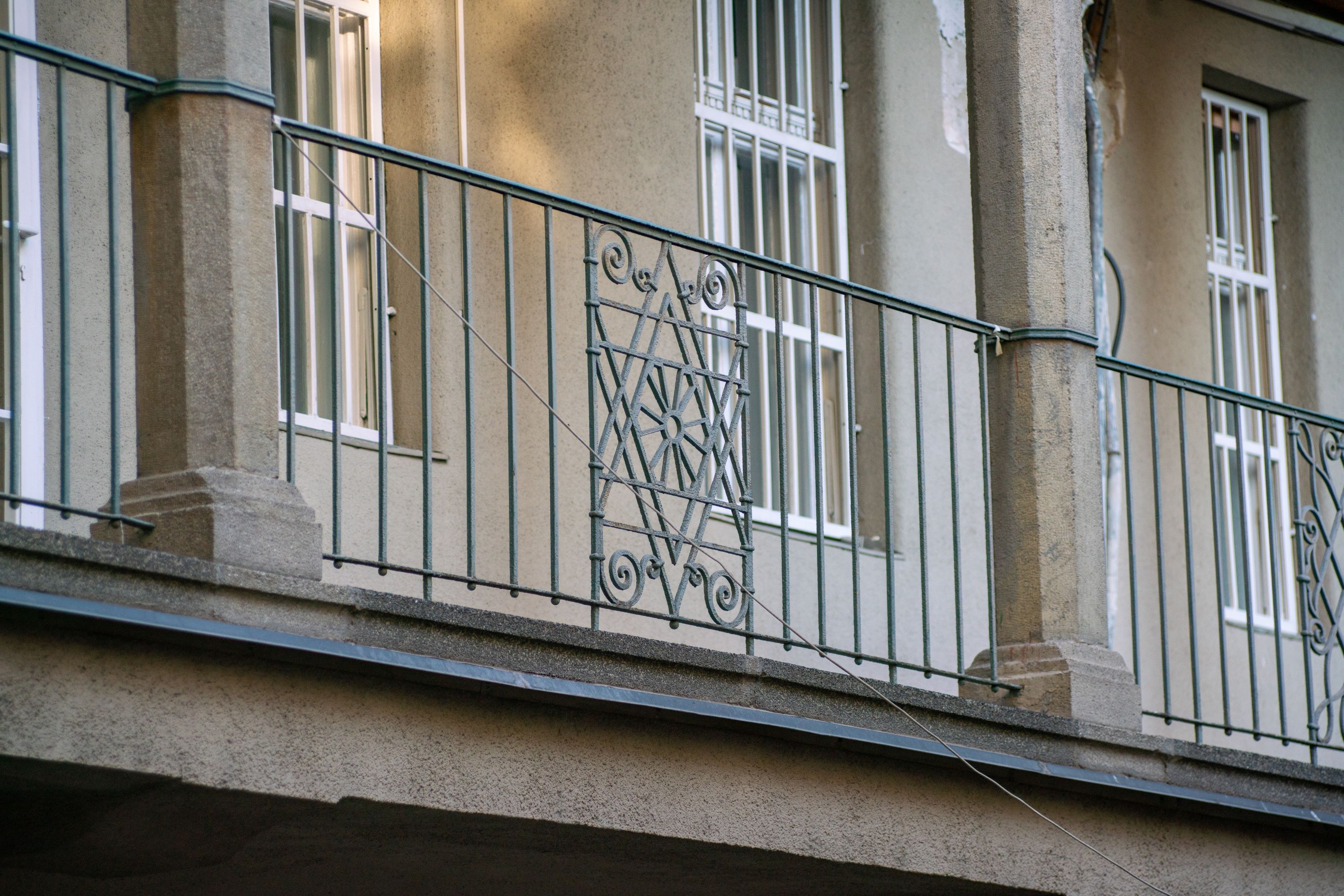 Hidden Synagogue in Budapest, Hungary on Frankel Leó út