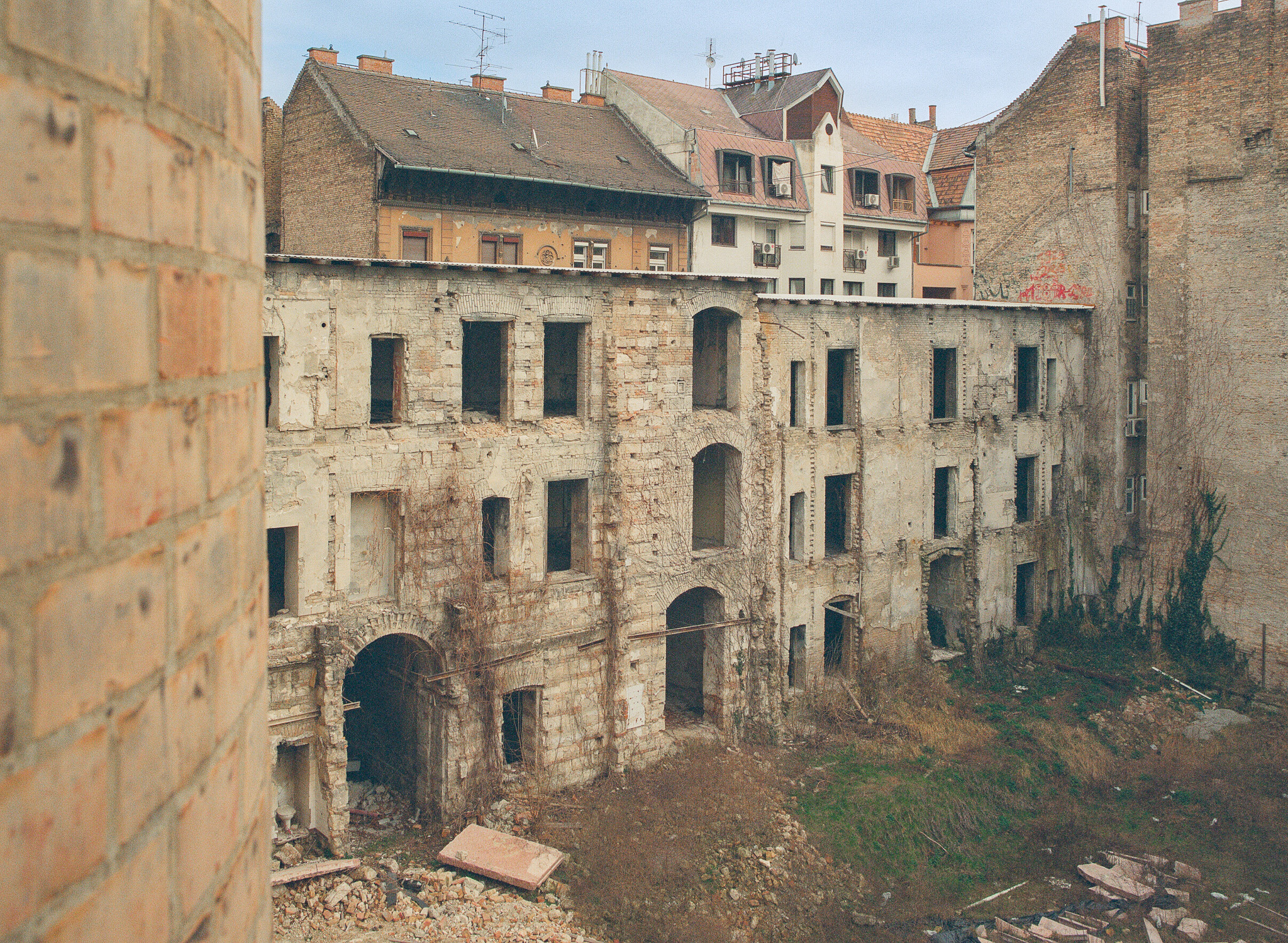 Abandoned house in Budapes's Jewish district