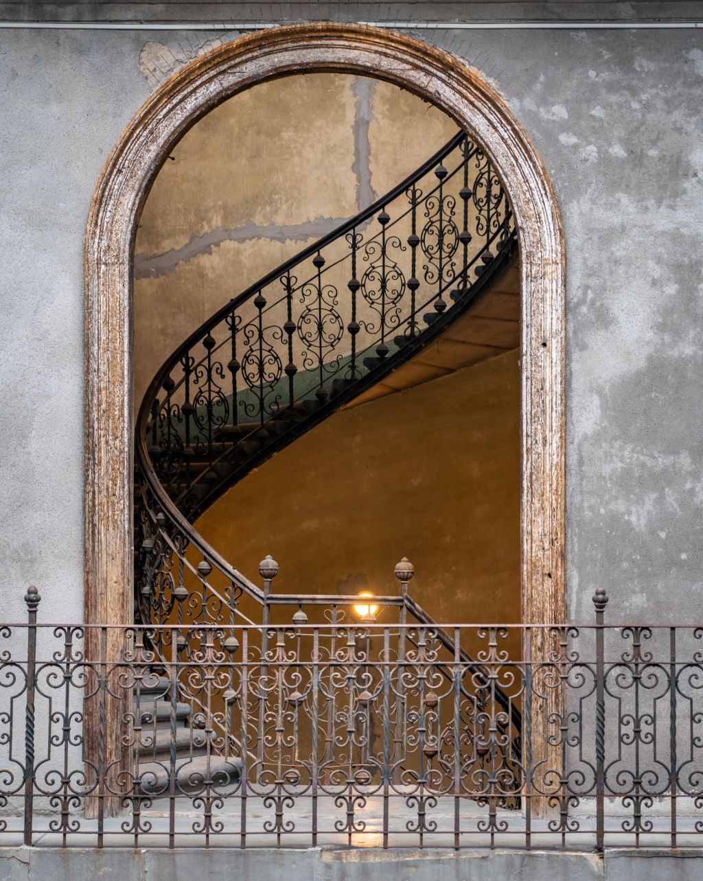 The Service Stairs of Teréz Körút 9,&nbsp;Budapest