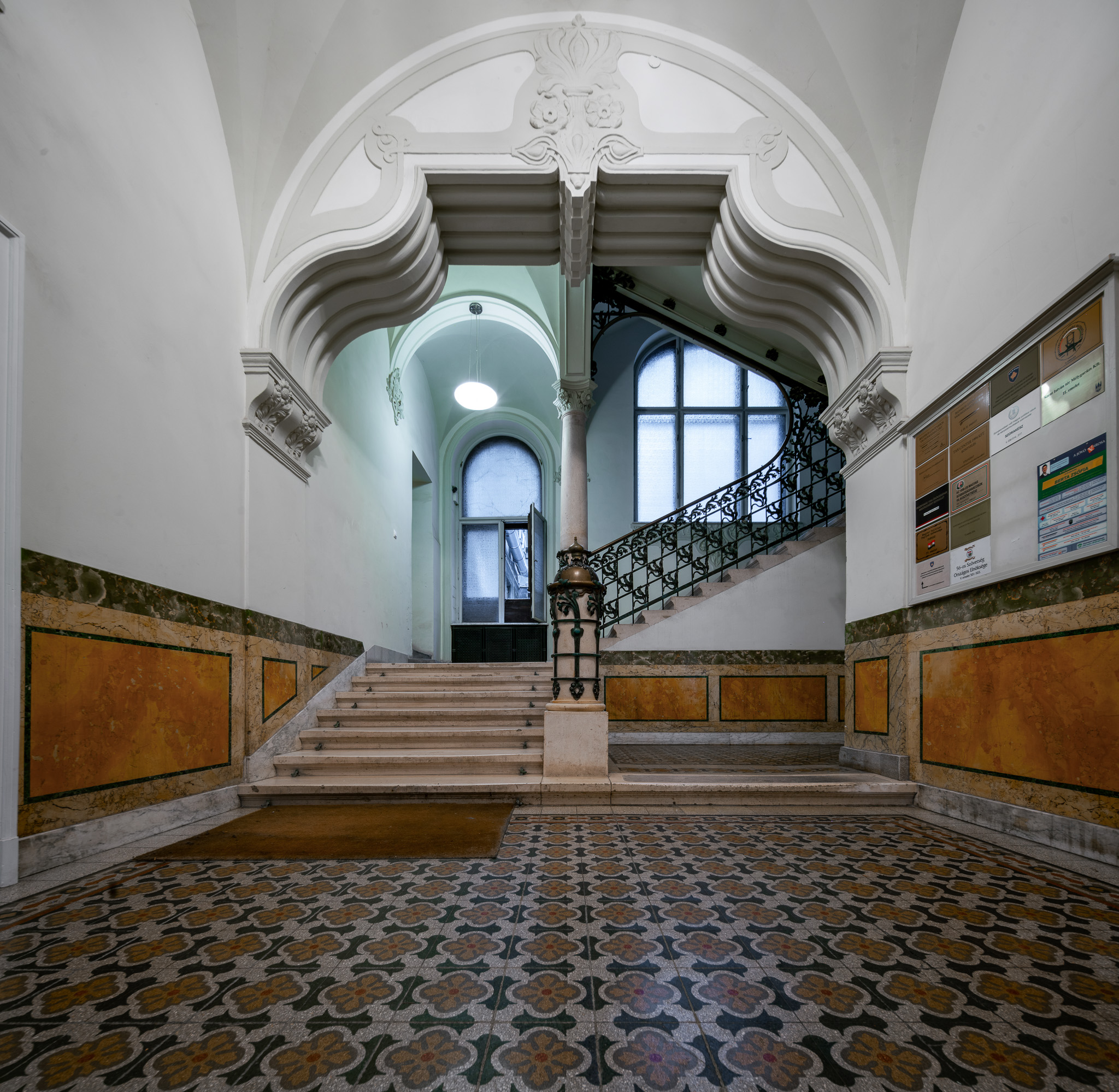 Art Nouveau building located on Nádor utca in Budapest
