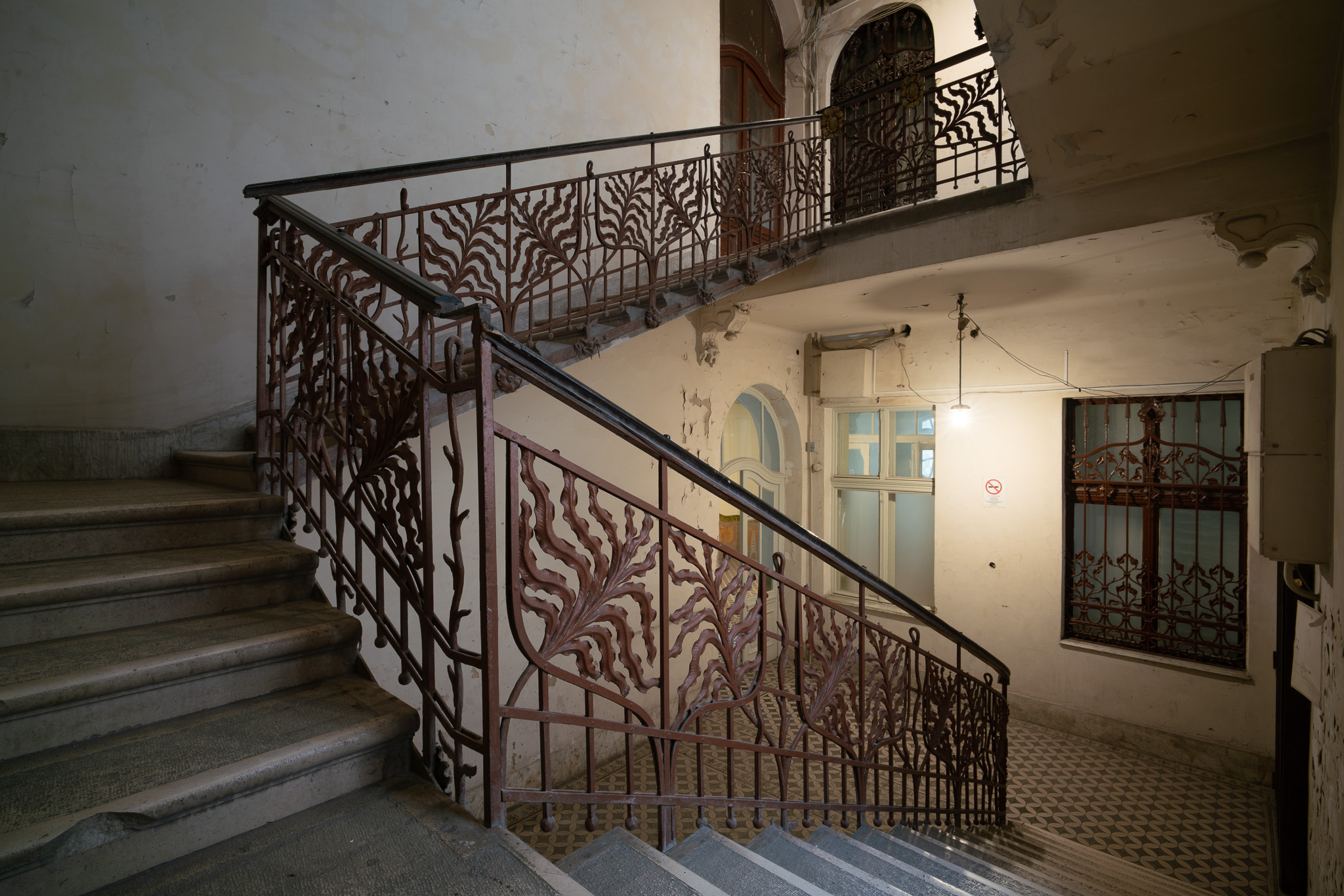 Art Nouveau building located on Nádor utca in Budapest