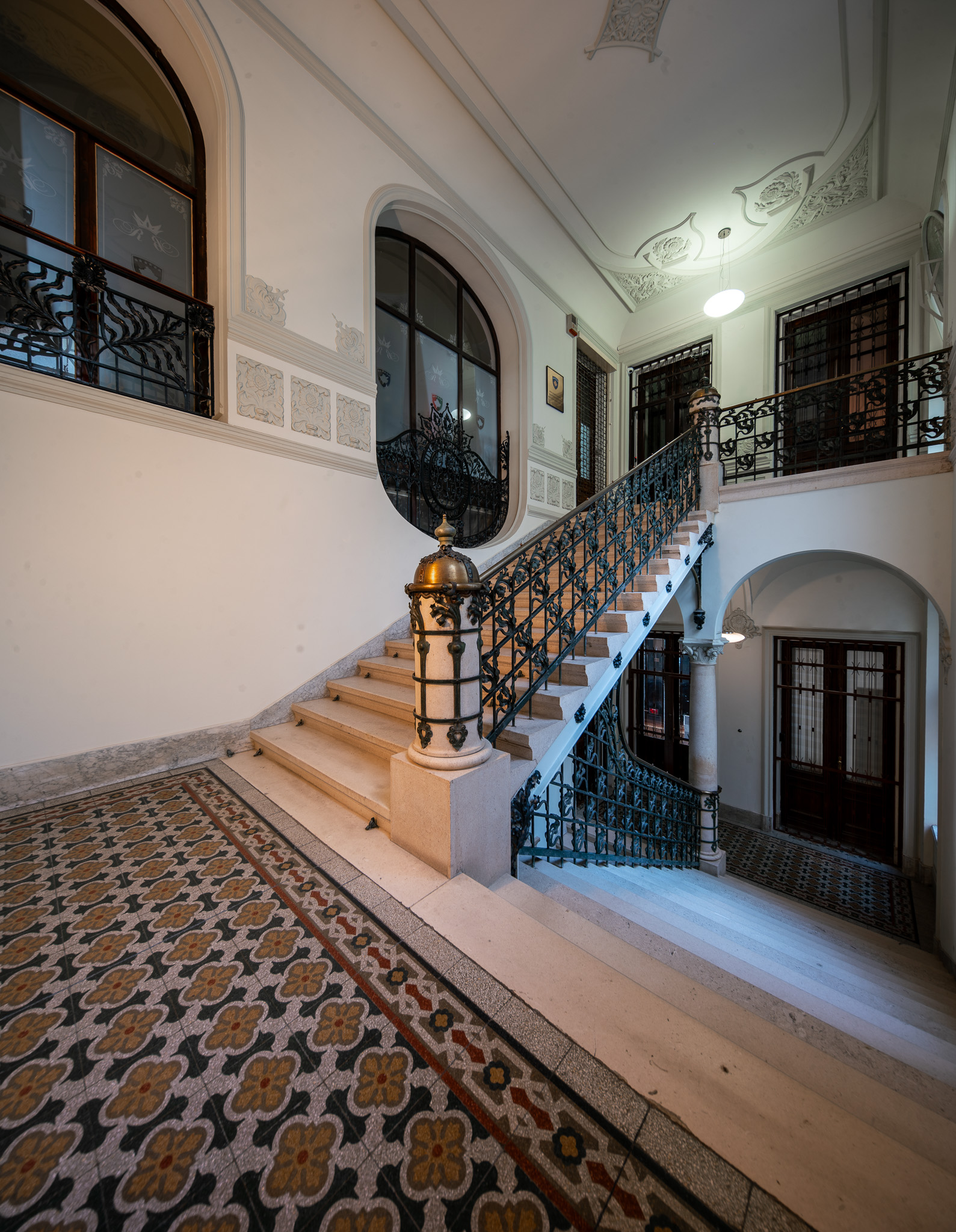 Art Nouveau building located on Nádor utca in Budapest