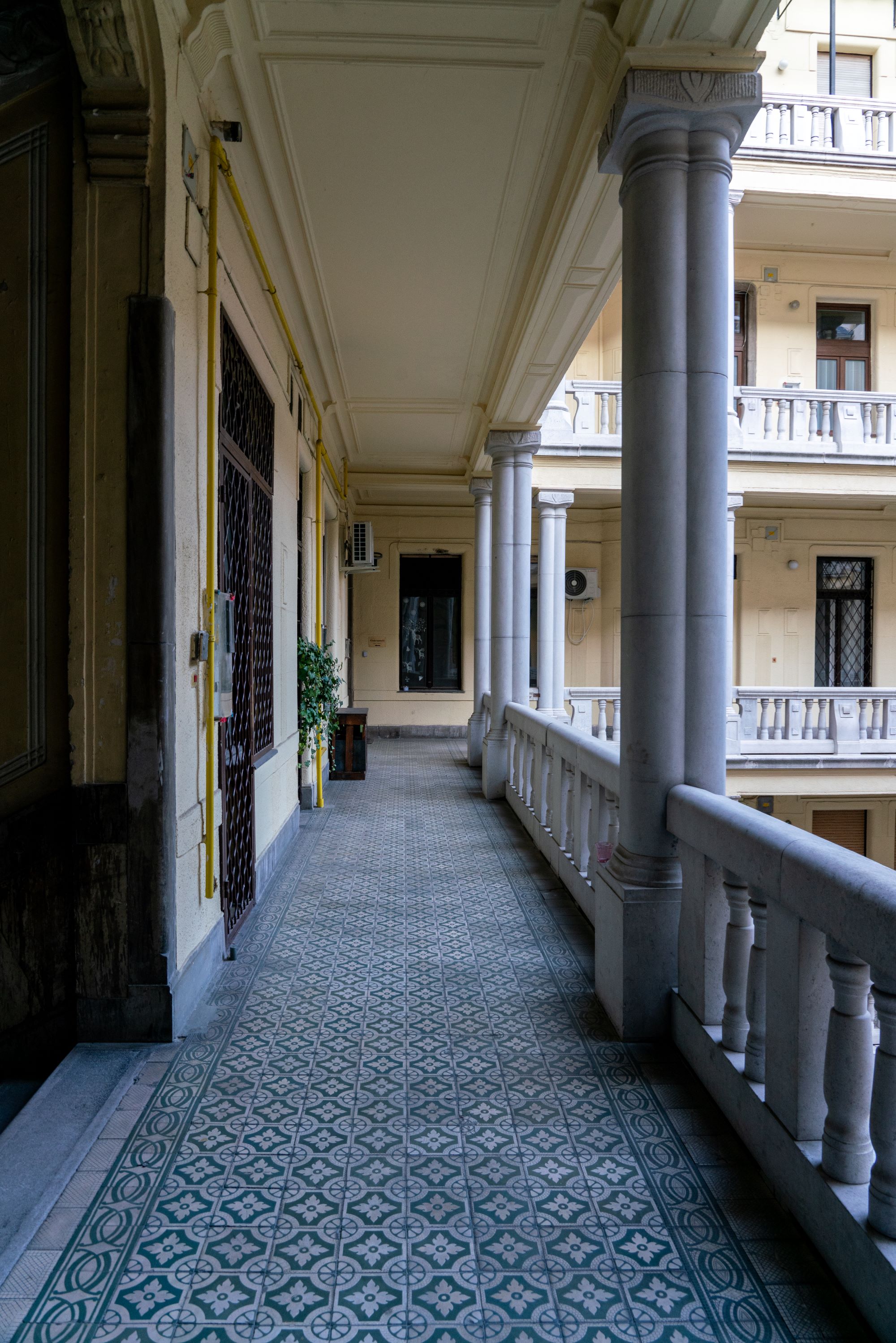 Interior of an Art Nouveau house in Budapest designed by Gyula Fodor