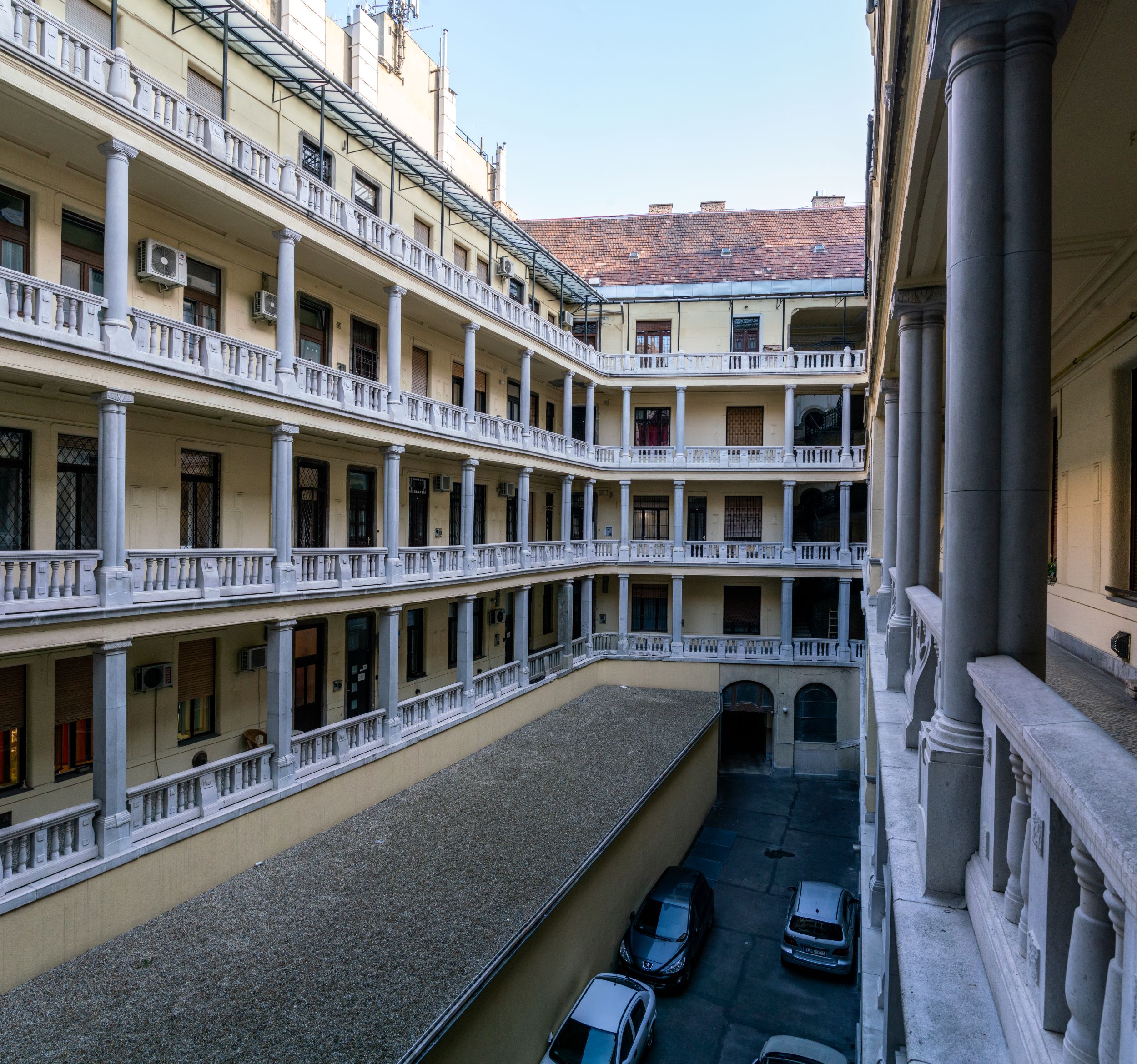 Interior of an Art Nouveau house in Budapest designed by Gyula Fodor