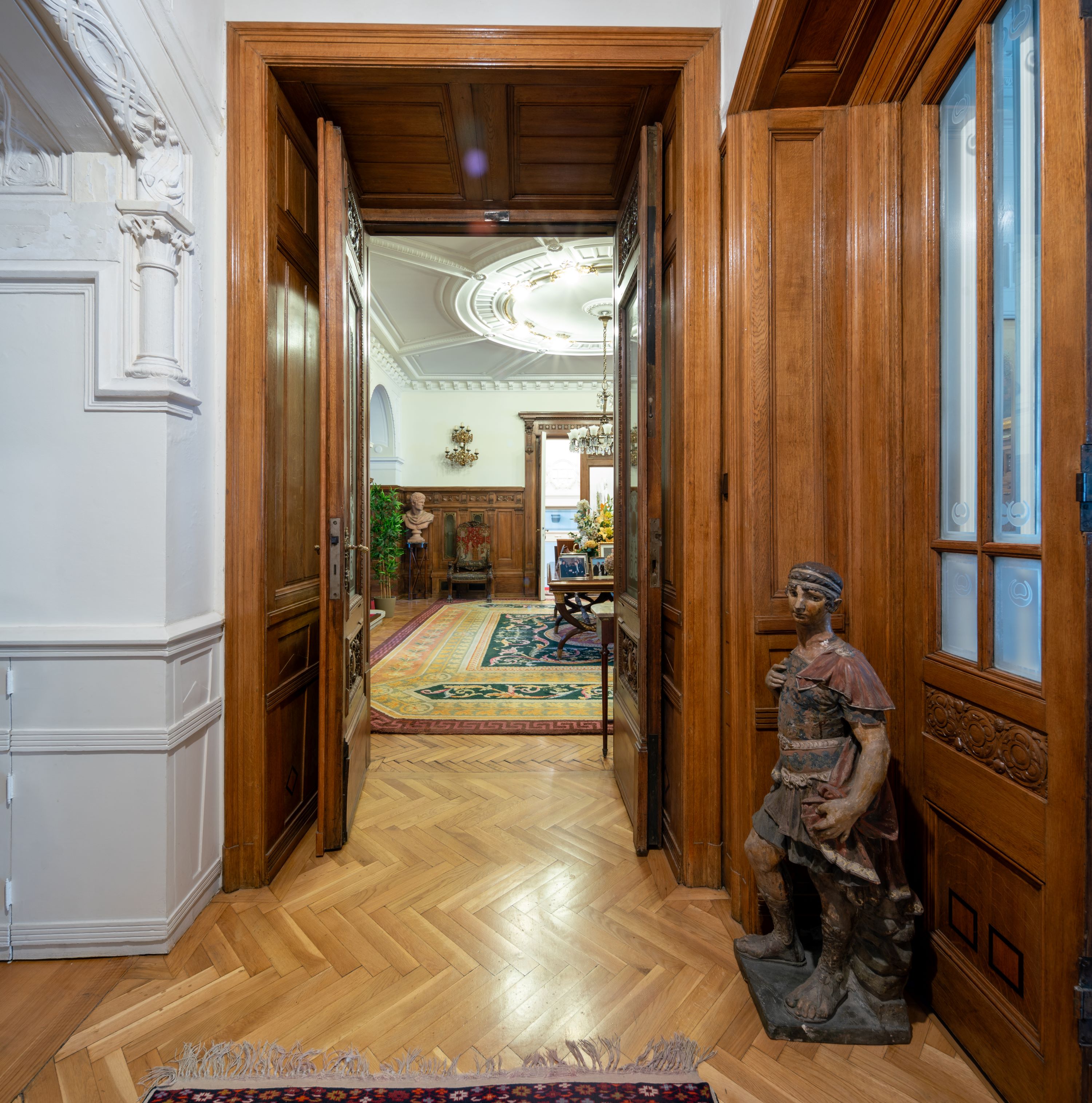 The building of the Embassy of Spain is located at Eötvös utca 11b in the 6th district of Budapest. In 1944/45 thousands of Jews were hidden and saved by Ángel Sanz-Briz, the Spanish chargé d'affaires