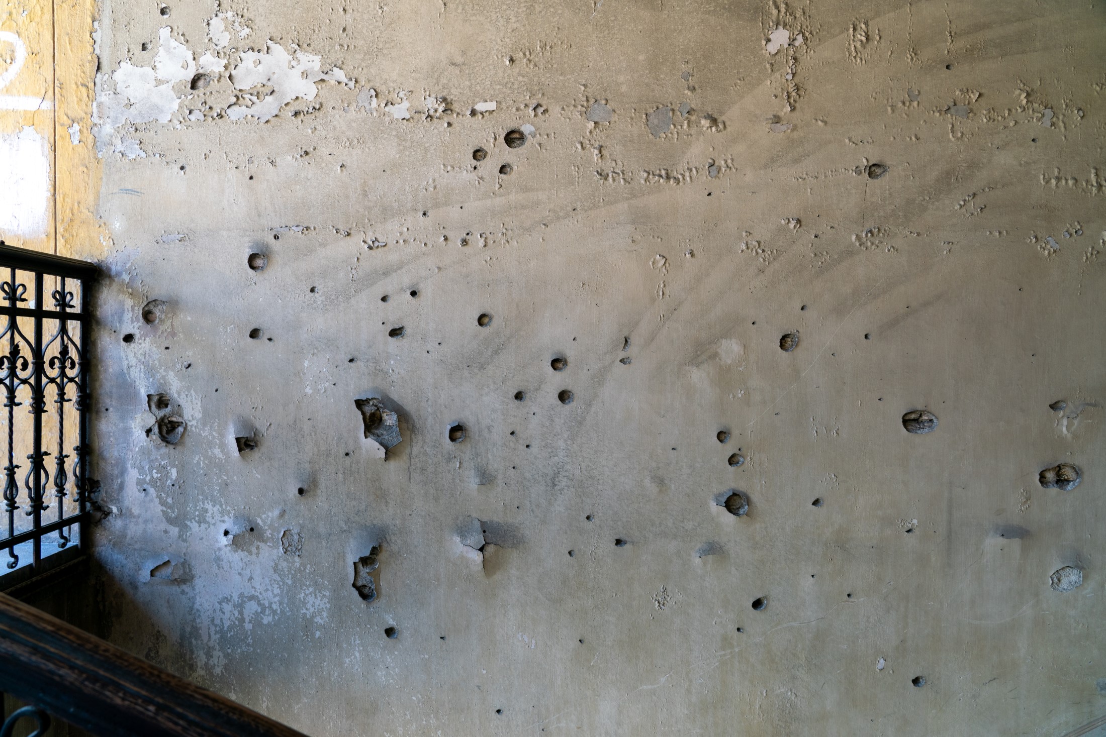 Old house in the Jewish district of Budapest, Hungary