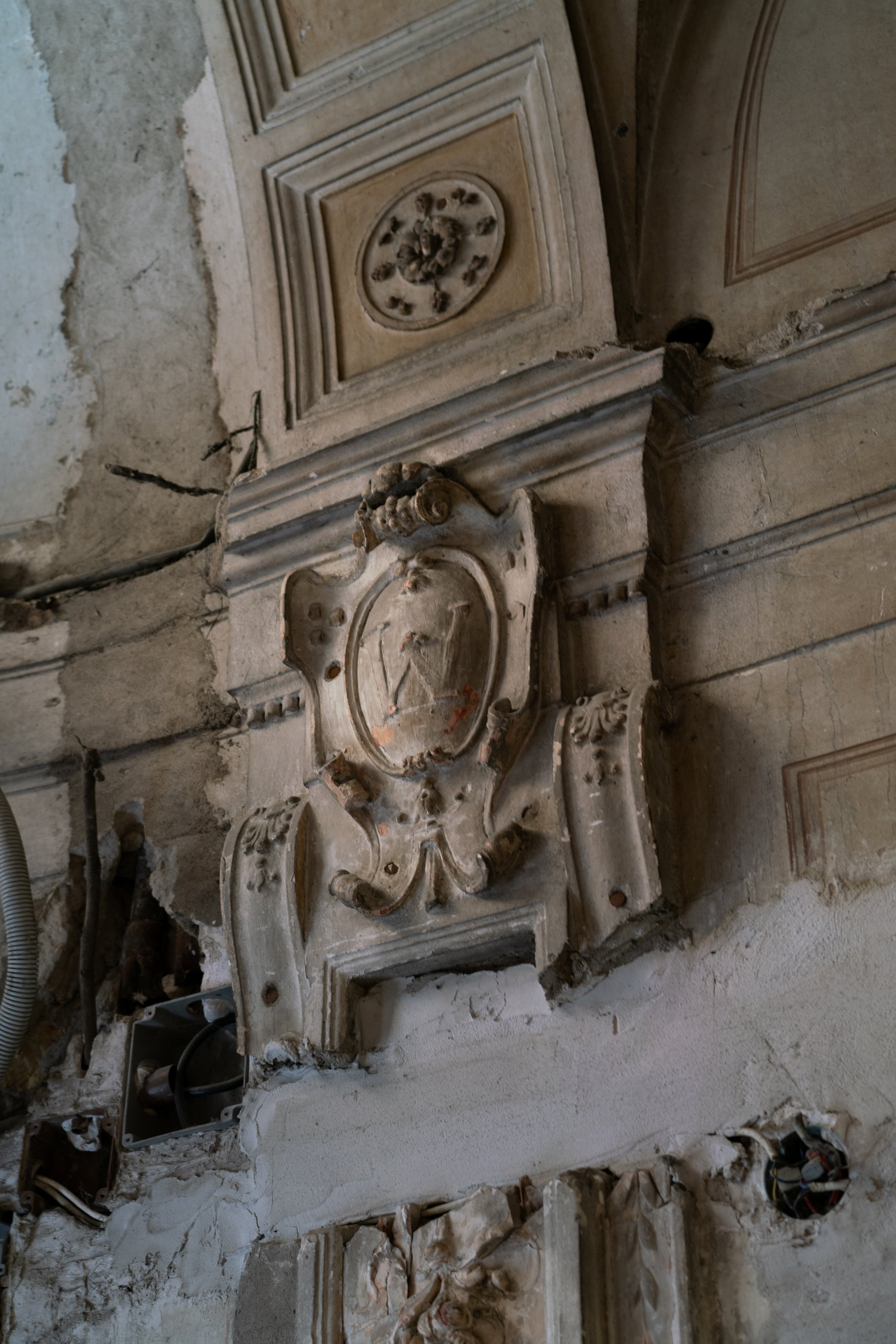 Old house in the Jewish district of Budapest, Hungary